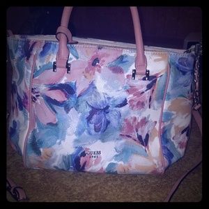 Guess floral purse